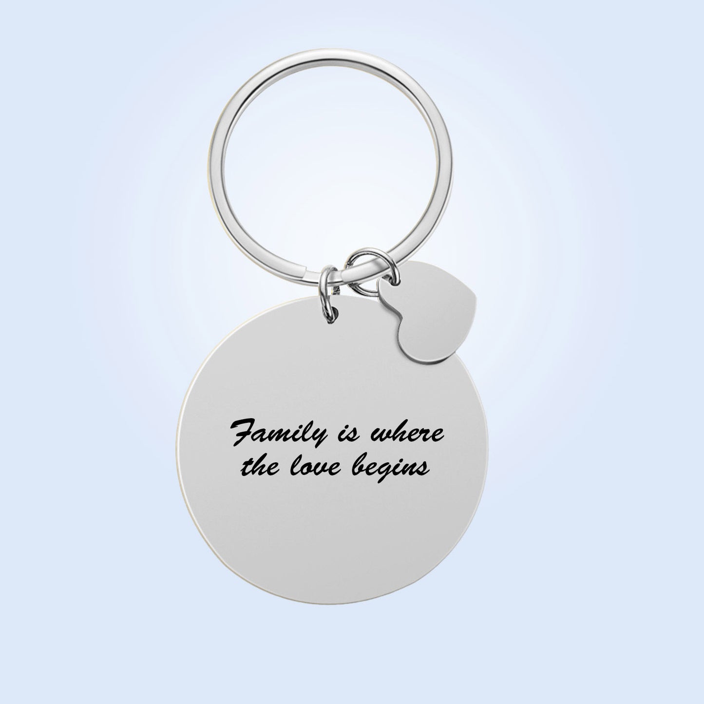Personalized Photo Engraved Keychain