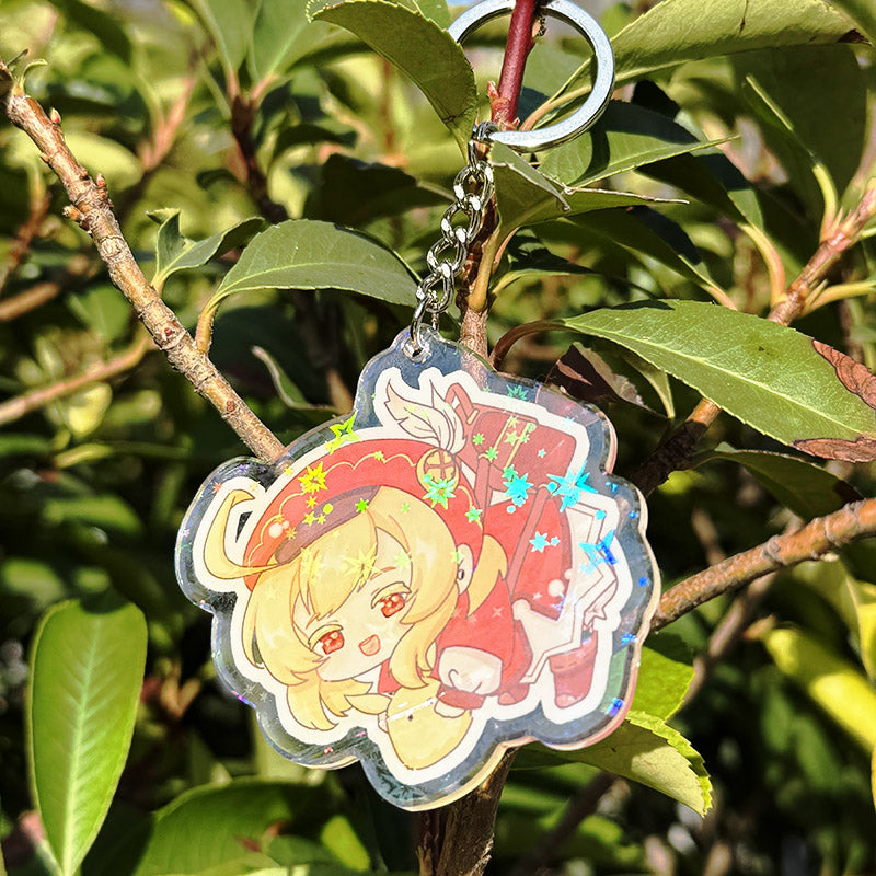 Custom Holographic Acrylic Keychains