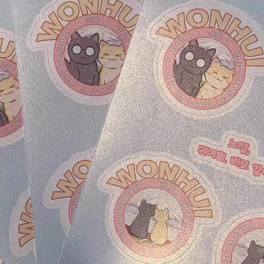 Custom Pearl Paper Stickers