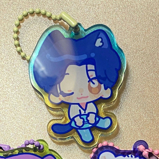 Custom Color Gradient Acrylic Keychains