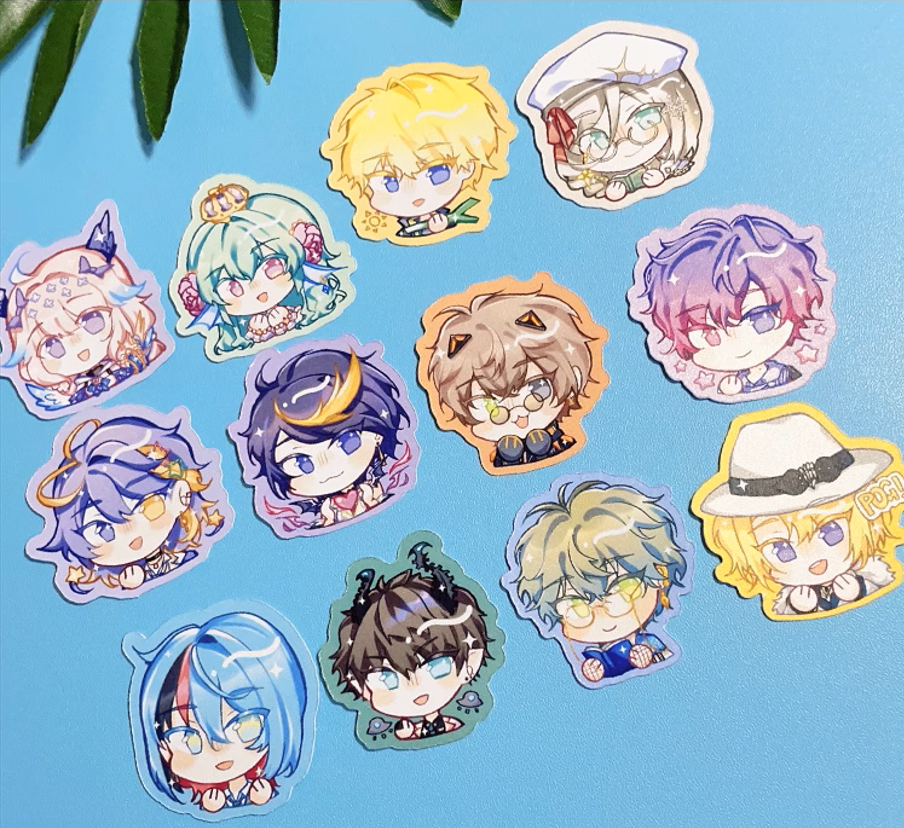 Custom Pearl Paper Stickers