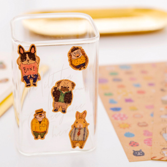 Custom Kraft Paper Stickers